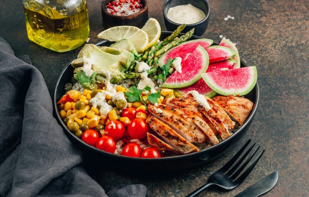 Healthy meal prep containers